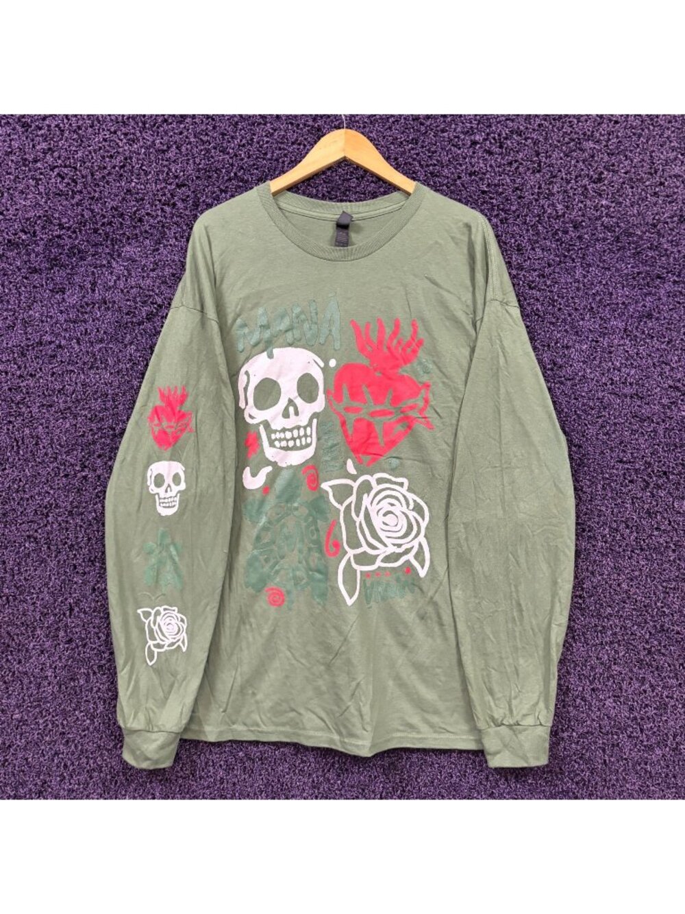 Mana Vivir Sin Aire Tour L/S T-Shirt Size 2XL